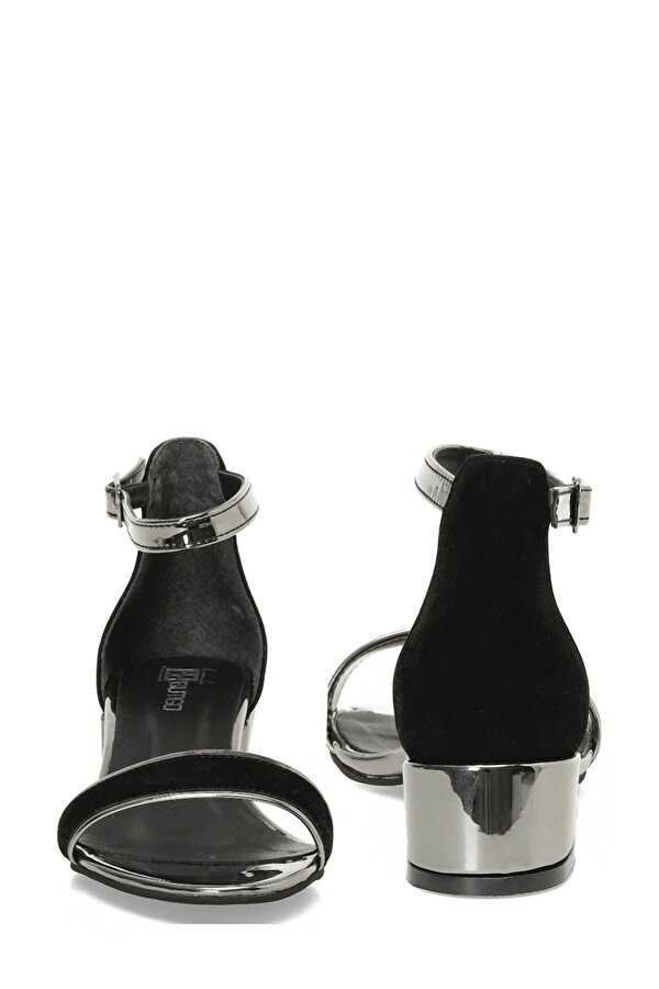 Butigo 21S-701 5FX Siyah Kadın Topuklu Sandalet