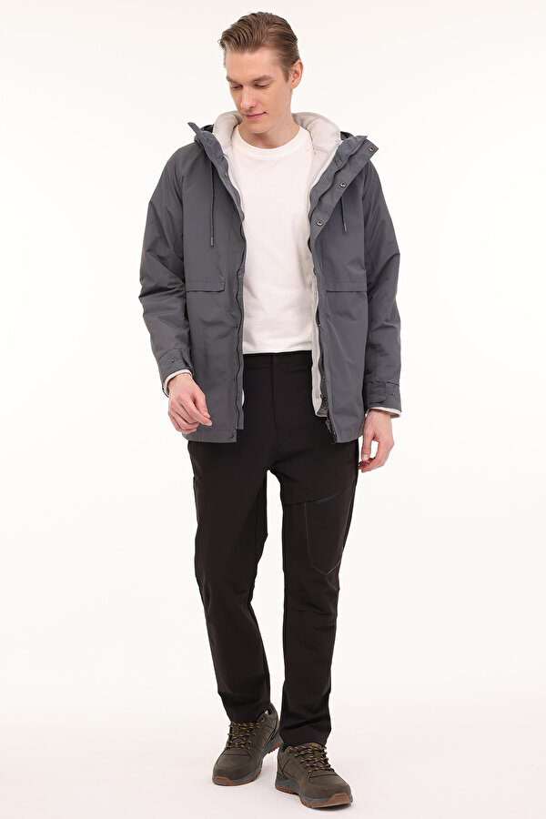 Lumberjack Ml Ghost 2-Urbn-5 4Pr Серый 017 Мужчина Короткая Куртка