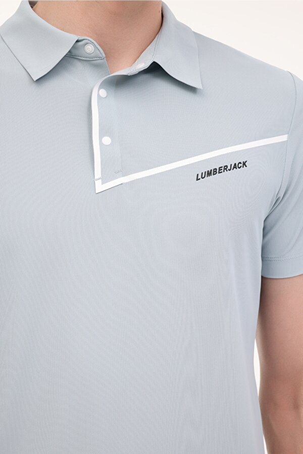 Lumberjack ML GANS 12YXF24M04 4PR AQUA Erkek Kısa Kol T-Shirt