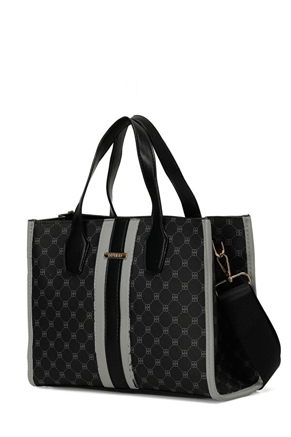 Butigo MNG SERIT DTY KL 4PR Siyah Kadın Kol Çantası