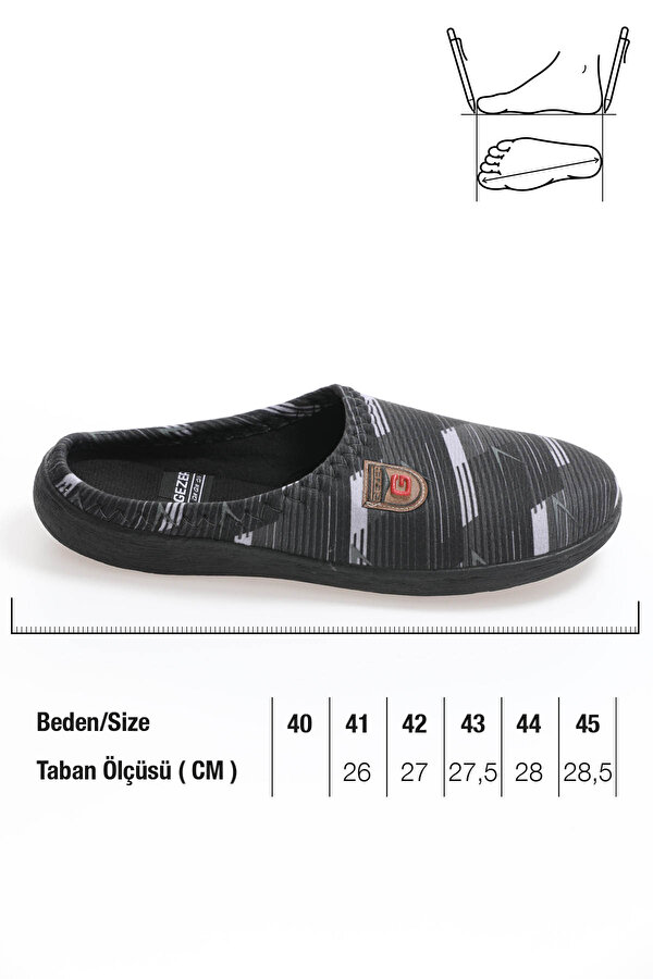 GEZER Kışlık Erkek Terlik