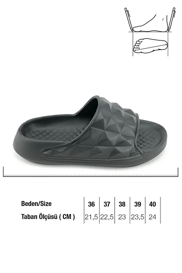 GEZER Kadın Yazlık Eva Banyo Bahçe Havuz Terlik