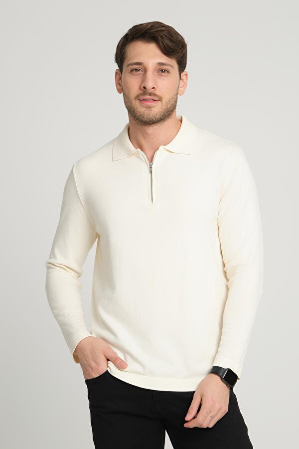 Alexander Gardi ALEXANDERGARDI FERMUARLI POLO YAKA KAZAK (E23-6702)