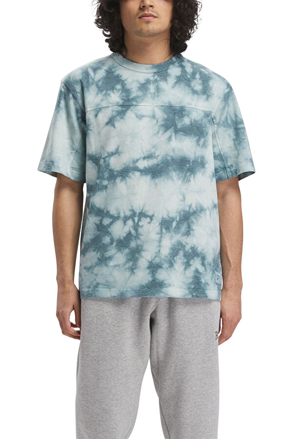 Reebok Natural Dye Knit Two Tone Голубой 008 Взрослый, Унисекс Футболка