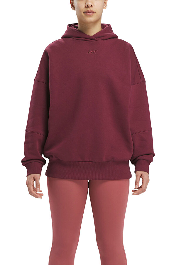 Reebok LUX OVERSIZED HOODIE BORDEAUX Woman 449