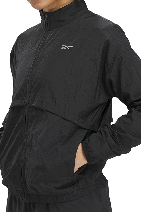 Reebok Running Woven Jacket Черный Женщина Куртка Ветровка