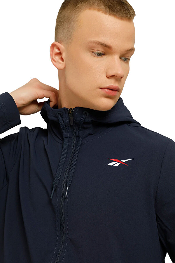 REEBOK Clothing Reebok Performance Woven Full Zi Синий