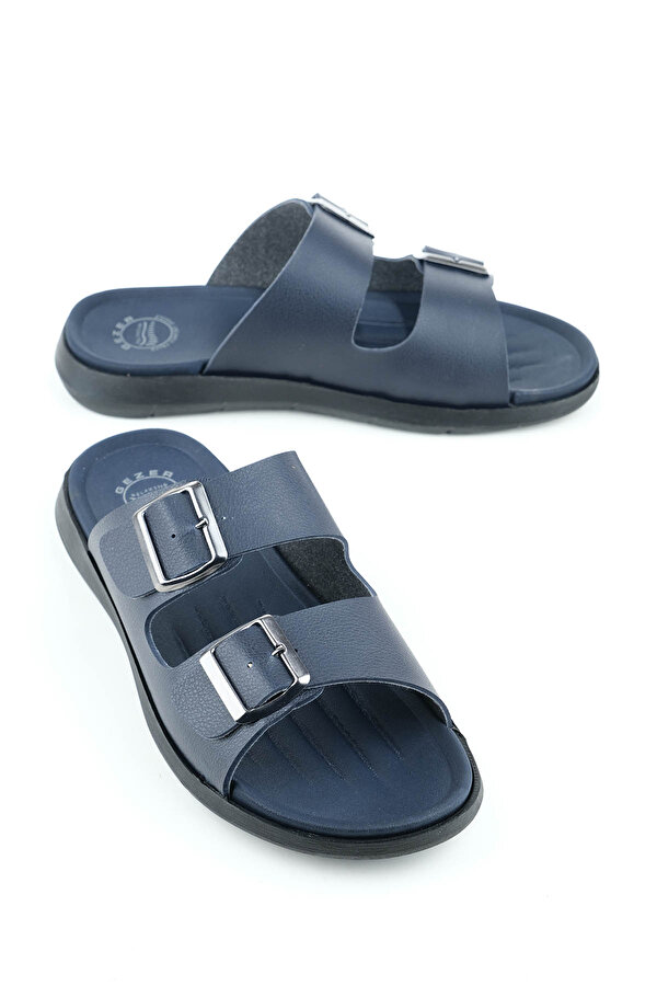 GEZER Yazlık Fuspetli Taban İki Toka Ayarlanabilir Erkek Terlik