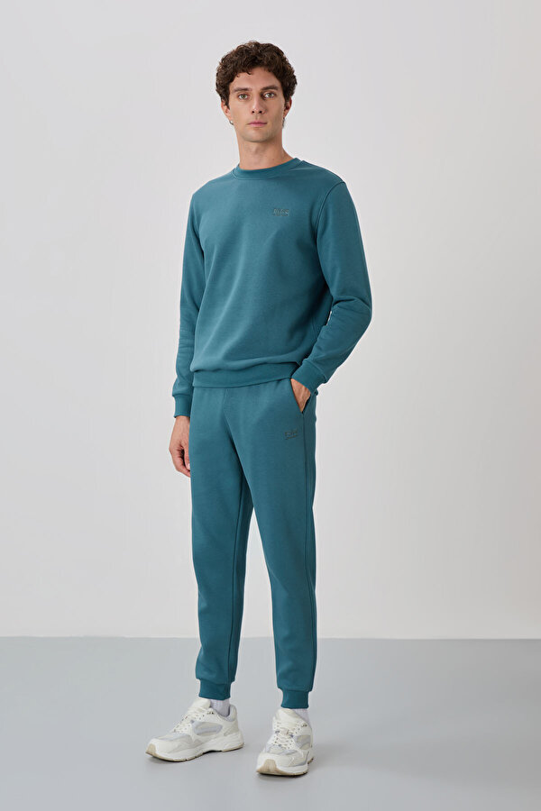 TOMMYLIFE Andy Orman Yeşil Şardonlu Erkek Eşofman Takım - 85190