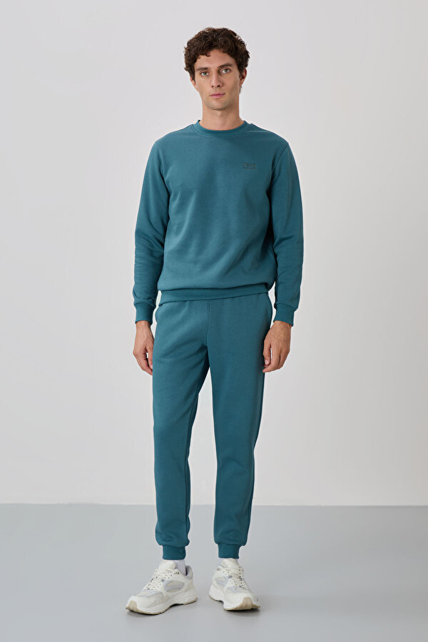 TOMMYLIFE Andy Orman Yeşil Şardonlu Erkek Eşofman Takım - 85190