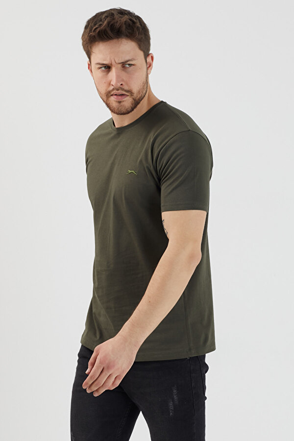 Slazenger SANDER KTN Erkek Tişört Haki