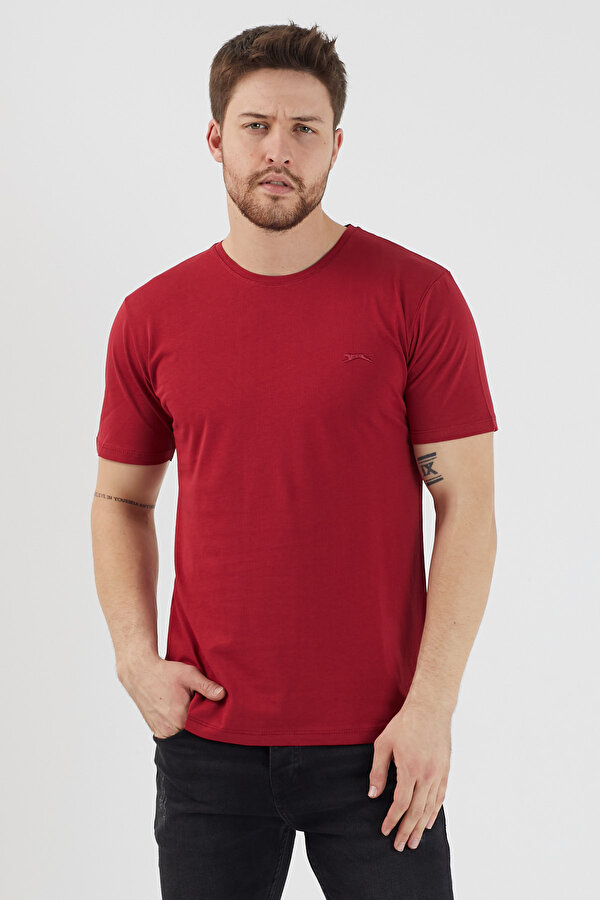 Slazenger SANDER KTN Erkek Tişört Bordo