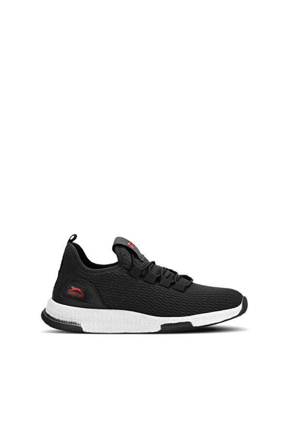 Slazenger ABENA I Unisex Çocuk Sneaker Ayakkabı Siyah / Kırmızı