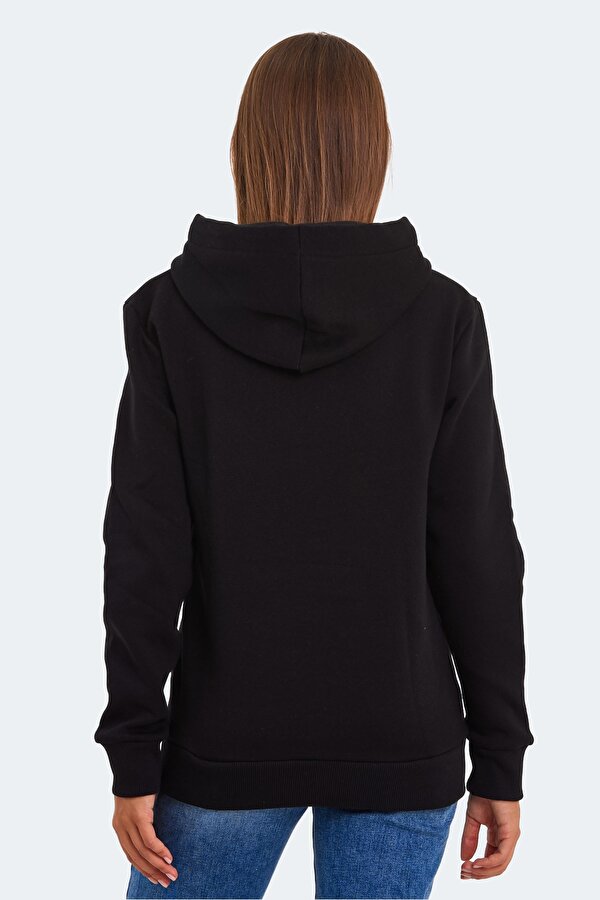 Slazenger KESHIAN IN Kadın Sweatshirt Siyah