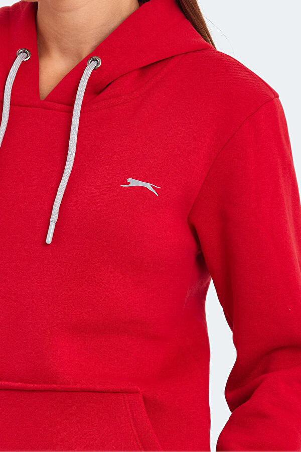 Slazenger KESHIAN IN Kadın Sweatshirt Kırmızı