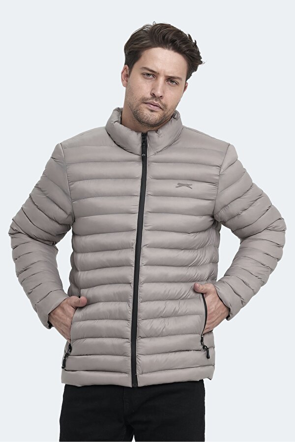 Slazenger HAYDEN IN Erkek Mont & Kaban Taş Gri