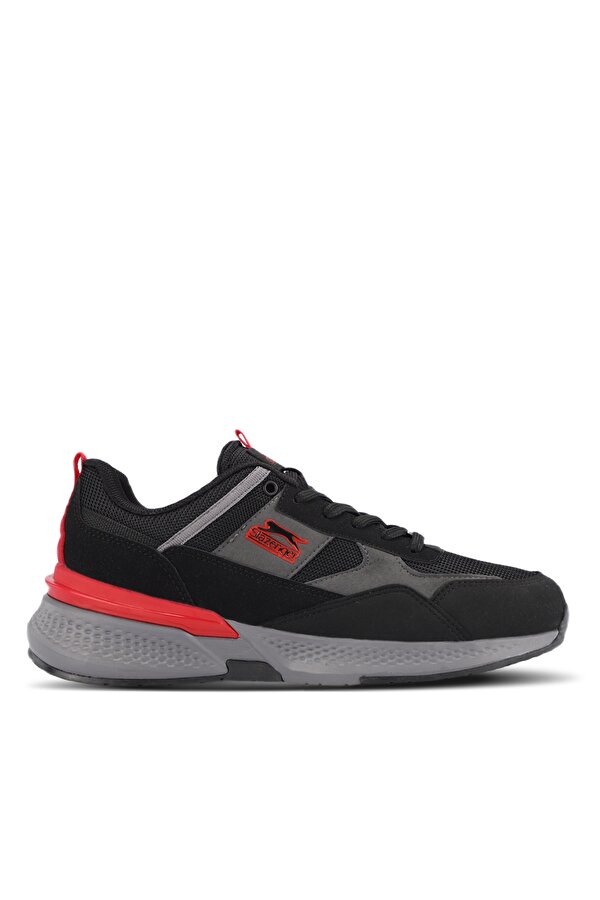 Slazenger POSTMAN I Erkek Sneaker Ayakkabı Siyah / Kırmızı