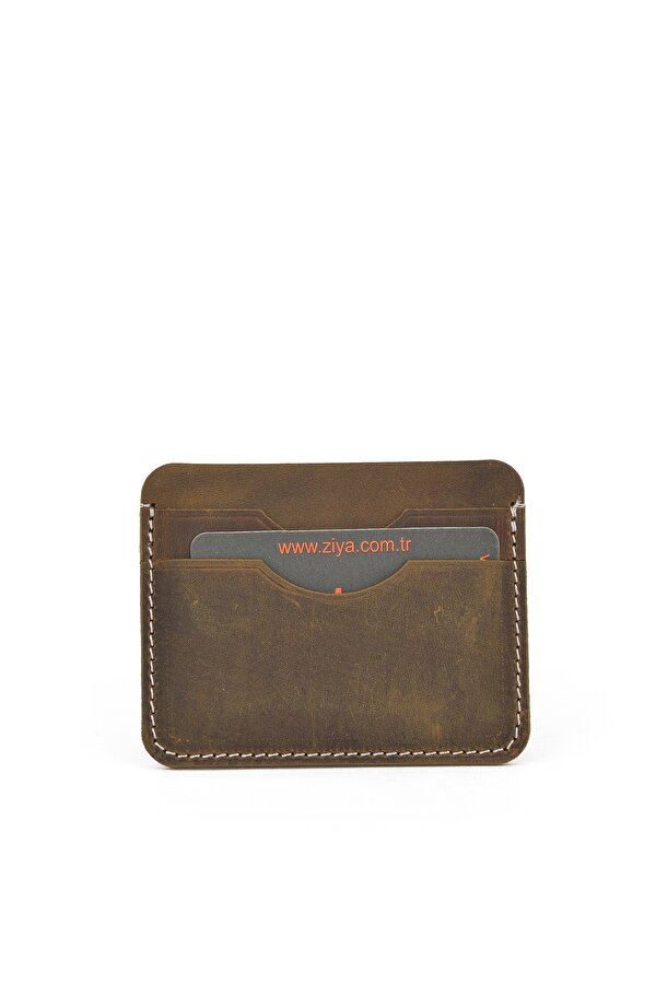 Ziya Erkek Hakiki Deri Kartlık 143445Z107 Taba