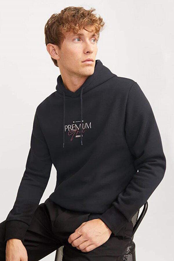 Jack & Jones Jprblaharold Kapüşonlu Erkek Sweat 12271193