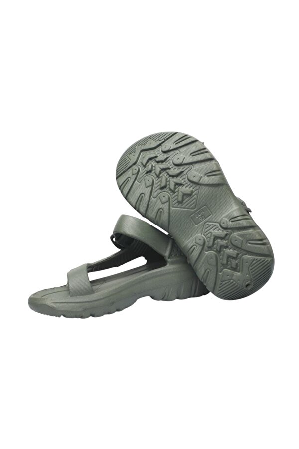 Liger Kolay Giyilebilir Rahat Eva Çocuk Sandalet HAKİ