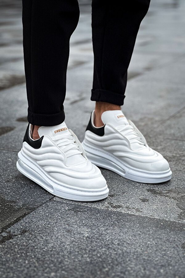 Chekich CH299 GBT Sollıevo Erkek Ayakkabı BEYAZ/SIYAH
