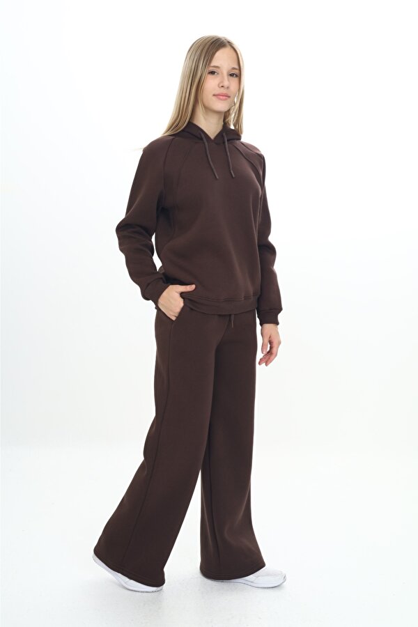 Toontoy Kids Toontoy Kız Çocuk Reglan Kol Kapüşonlu Eşofman Takım