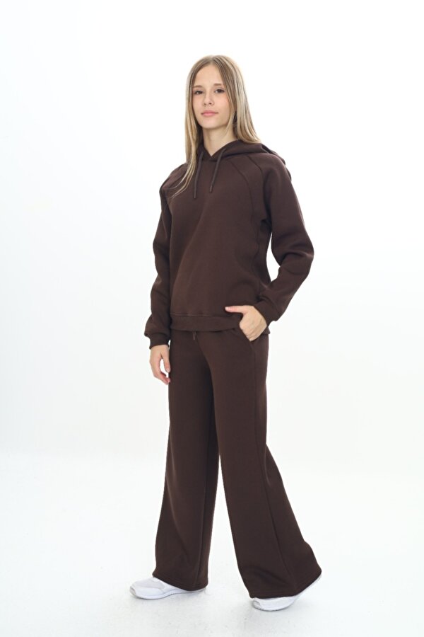 Toontoy Kids Toontoy Kız Çocuk Reglan Kol Kapüşonlu Eşofman Takım