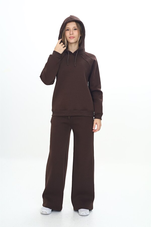 Toontoy Kids Toontoy Kız Çocuk Reglan Kol Kapüşonlu Eşofman Takım