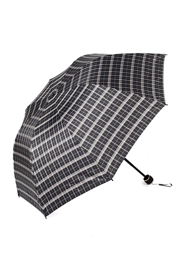 Marlux Siyah Ekoseli Kadın Şemsiye M21MAR358R001