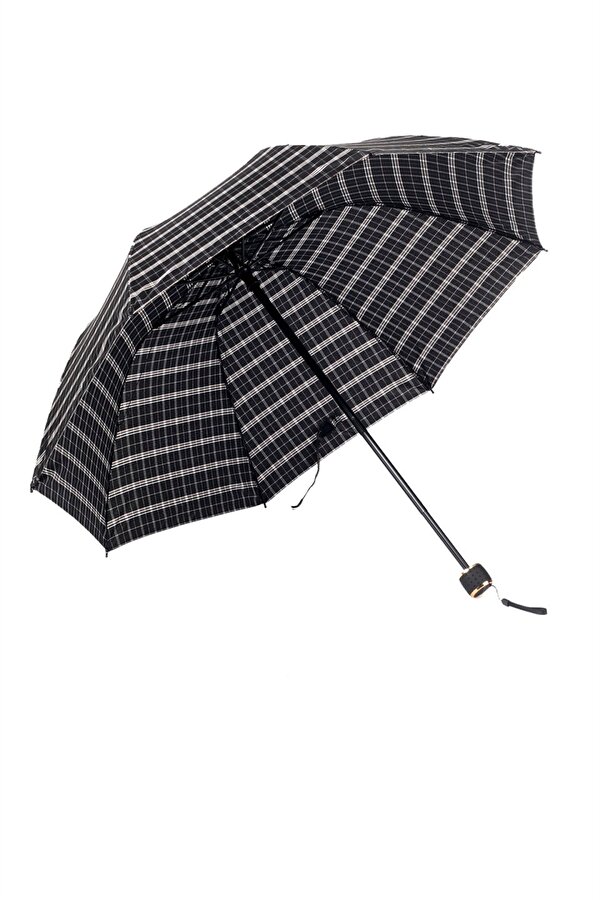 Marlux Siyah Ekoseli Kadın Şemsiye M21MAR358R001