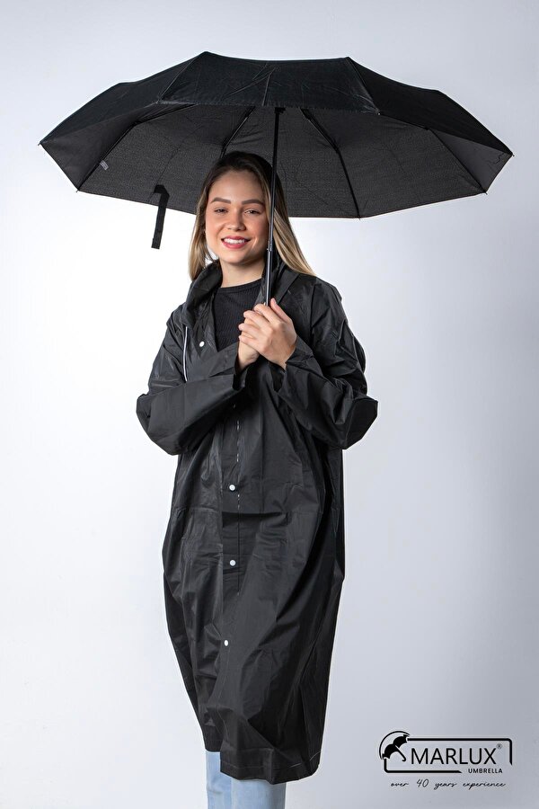 Marlux Siyah Süper Mini Kadın  Şemsiye M21MAR298LR003