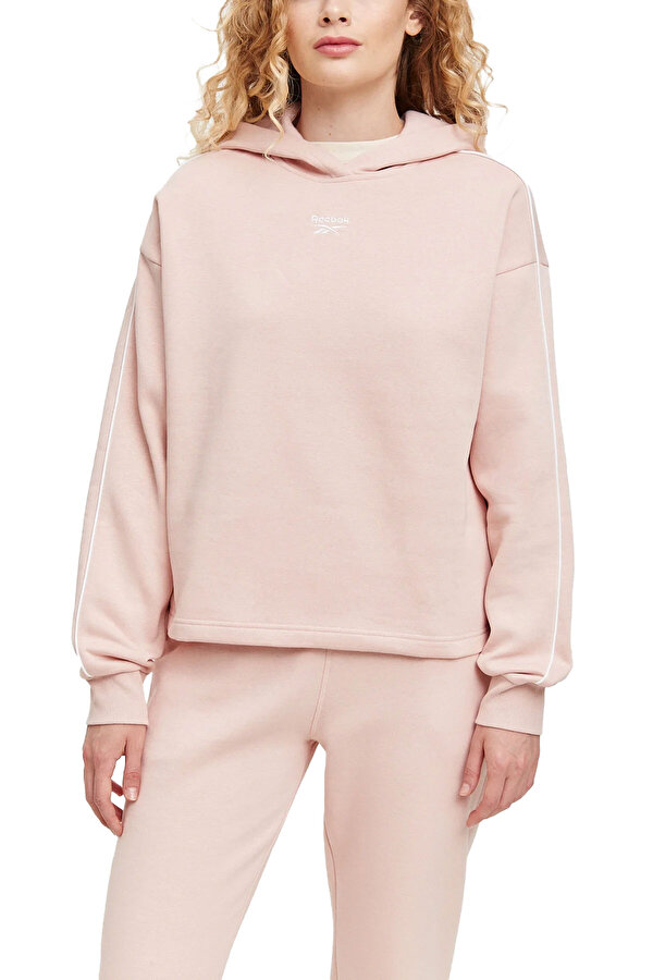 Reebok Rie Fleece Hoodie Розовый 010 Женщина Джемпер