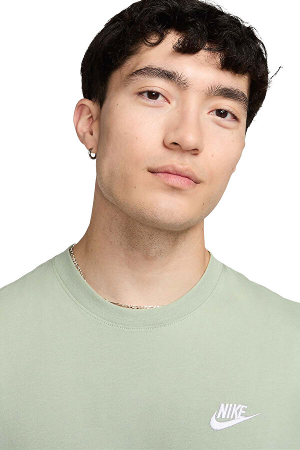 Nike M Nsw Club Tee Зеленый Мужчина Футболка