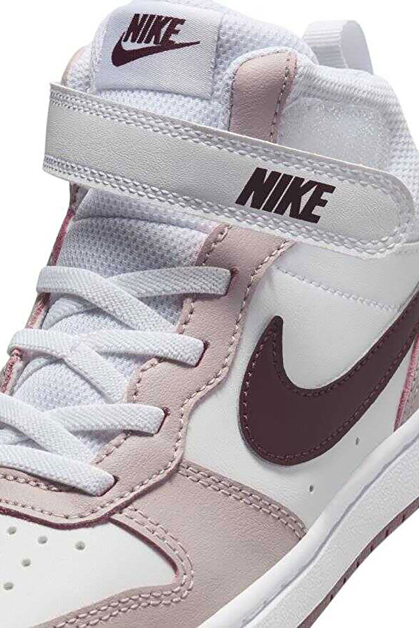 Nike Court Borough Mid 2 Белый Девочка Ботинки