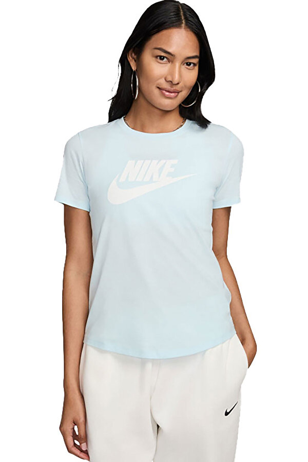 Nike W NSW CLUB SS TEE ICN FTR L BLUE Woman 054