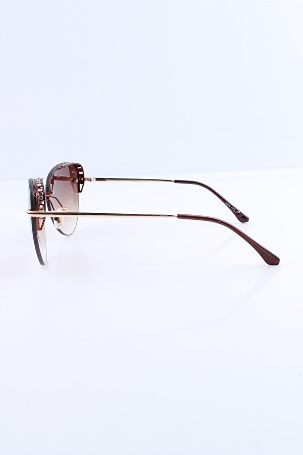 Max Polo KAHVERENGİ UV400 KADIN GÜNEŞ GÖZLÜĞÜ  - 1MP6514R002