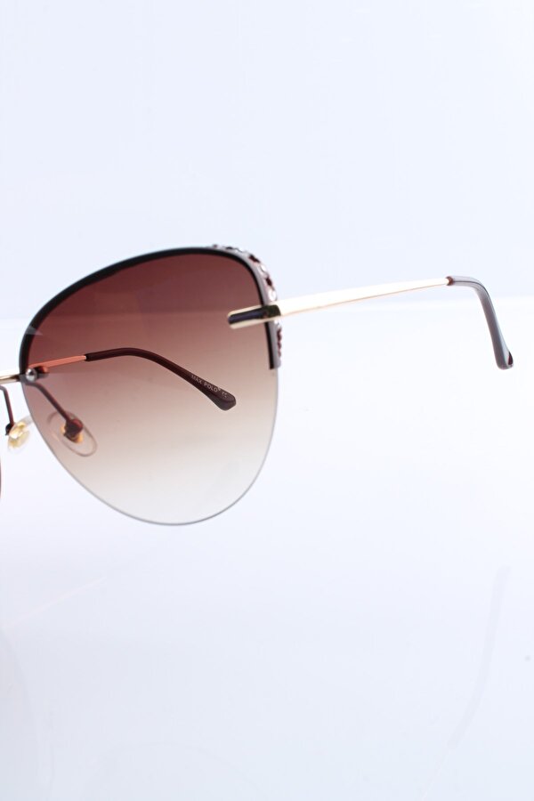 Max Polo KAHVERENGİ UV400 KADIN GÜNEŞ GÖZLÜĞÜ  - 1MP6514R002