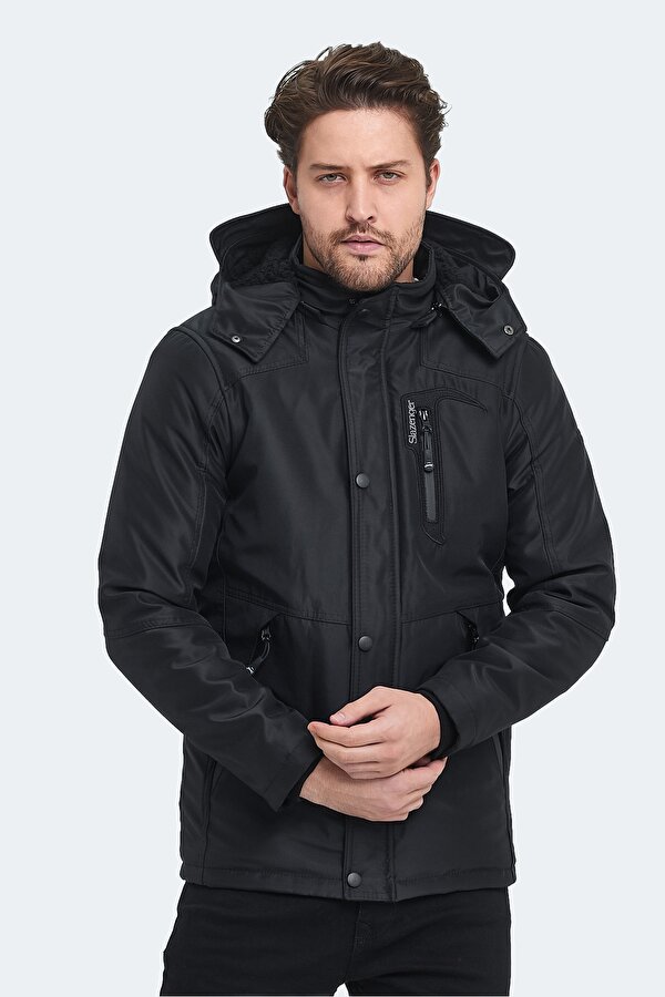 Slazenger HANKIN Erkek Mont & Kaban Siyah