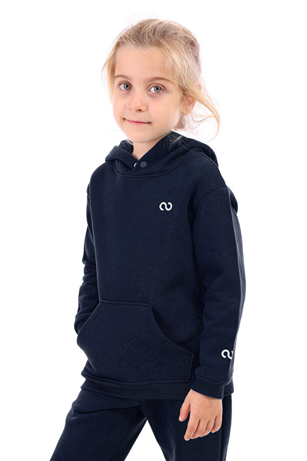 Toontoy Kids Toontoy Unisex Çocuk Nakışlı Sweatshirt