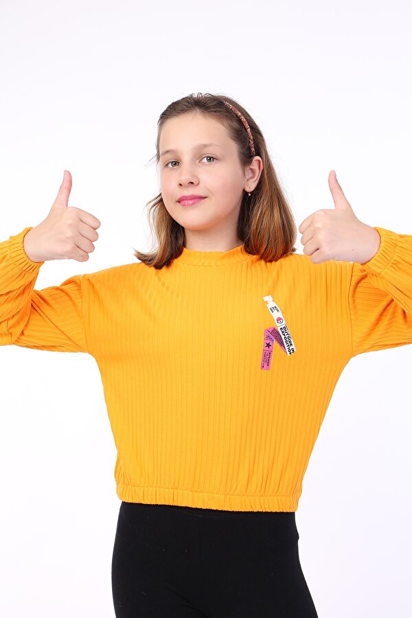 Toontoy Kids Toontoy Kız Çocuk Baskılı Sweatshirt