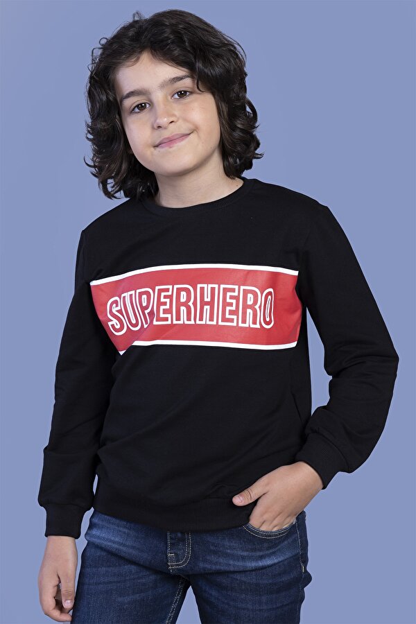 Toontoy Kids Toontoy Erkek Çocuk Baskılı Sweatshirt