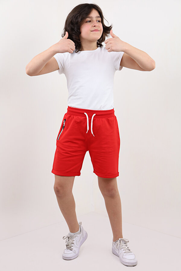 Toontoy Kids Toontoy Erkek Çocuk Arka Cep Detaylı Sport Like Tnty Nakışlı Şort