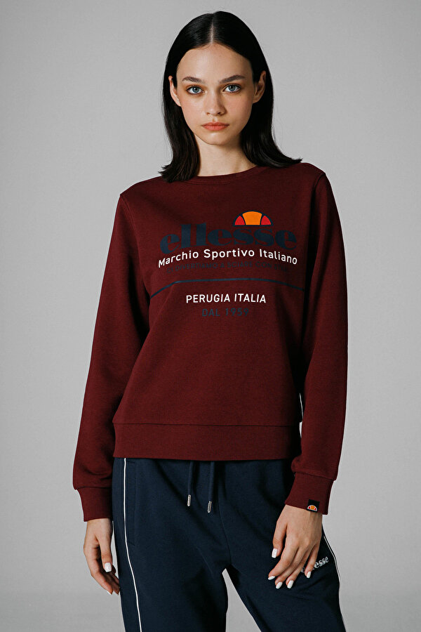 Ellesse Bayan Sweat EF180-BRD BORDO