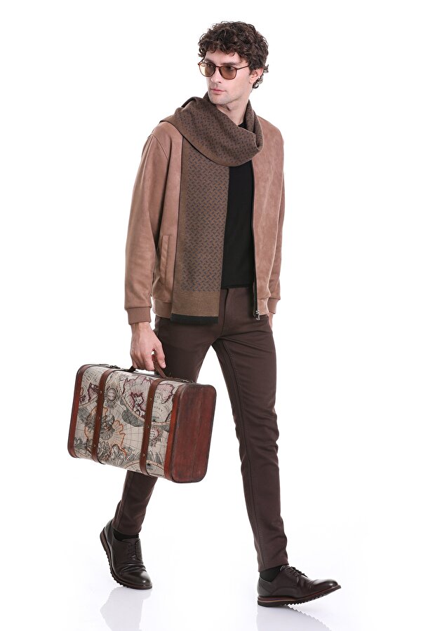 Hatemoğlu Taba Regular Fit Bomber Yaka Mevsimlik Mont