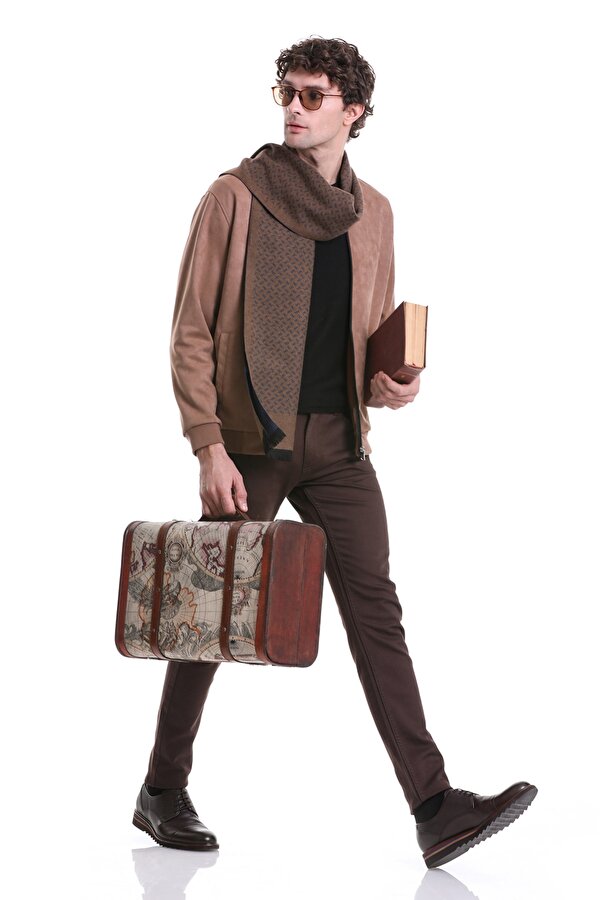 Hatemoğlu Taba Regular Fit Bomber Yaka Mevsimlik Mont