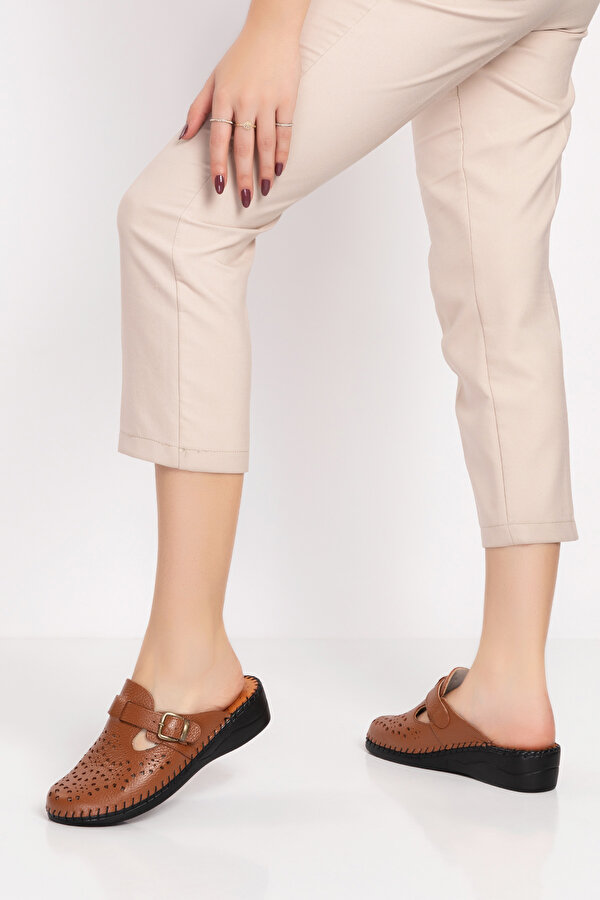 Gondol Kundura Gondol Ortopedik Deri Sabo Terlik   yprk.510