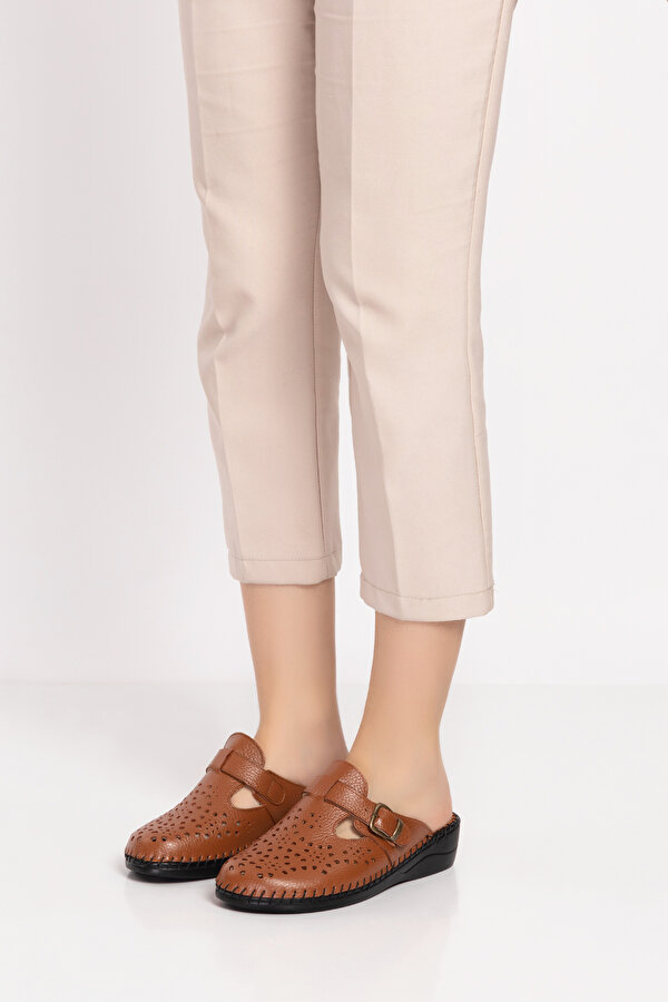 Gondol Kundura Gondol Ortopedik Deri Sabo Terlik   yprk.510