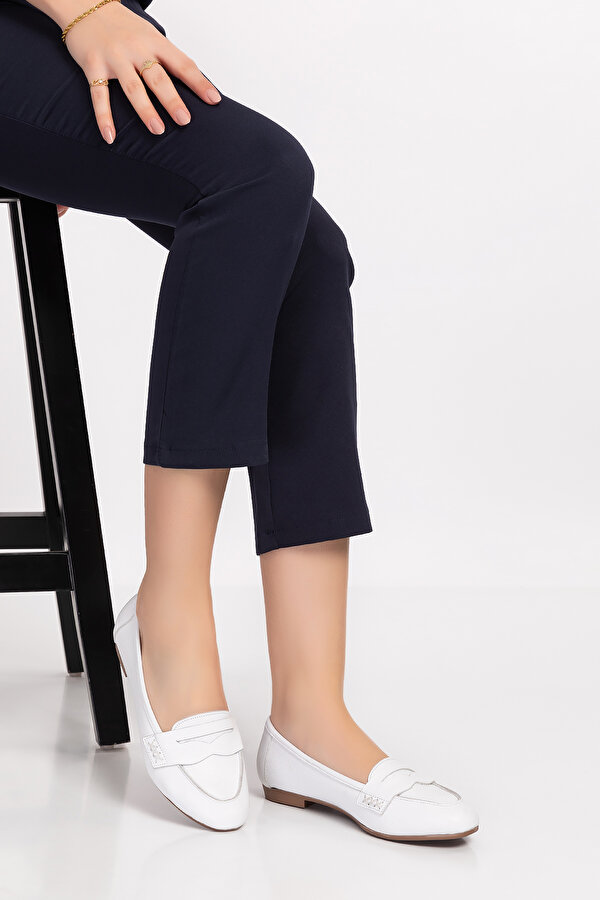 Gondol Kundura Gondol Kadın Hakiki Deri Loafer Babet Anl.6184