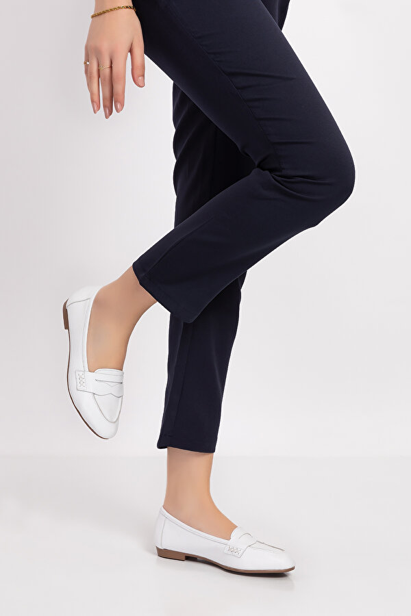 Gondol Kundura Gondol Kadın Hakiki Deri Loafer Babet Anl.6184