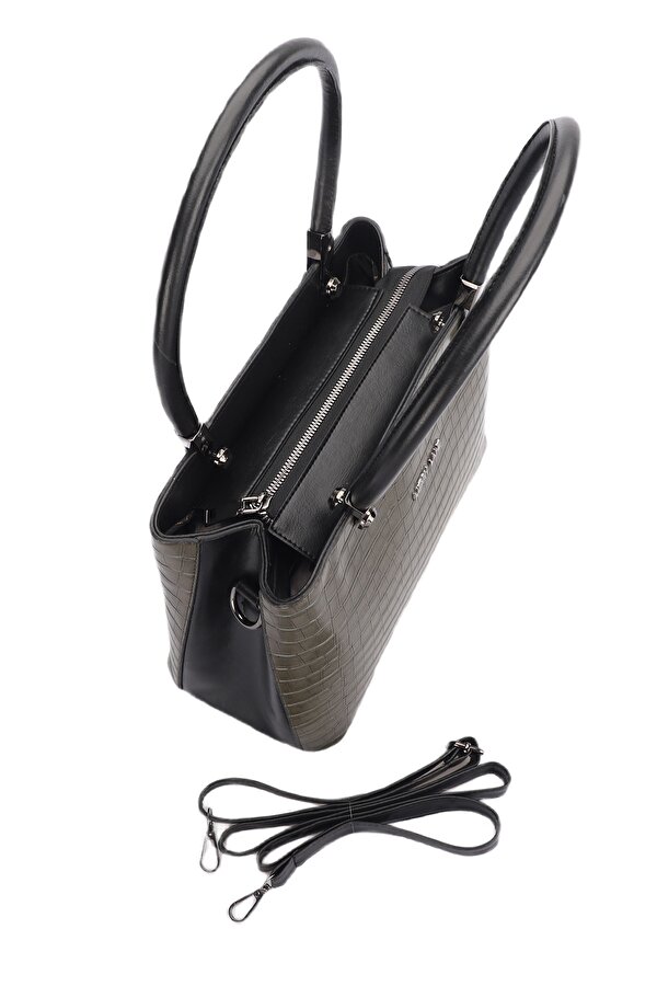 Merry Lane ROMA KROKO Kadın El Çantası Haki